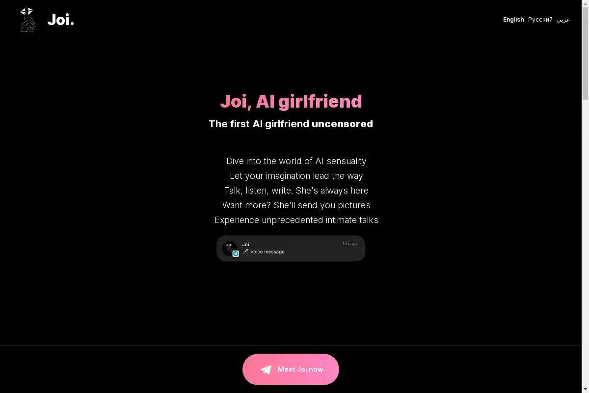 Joi - AI Girlfriend, with Benefits